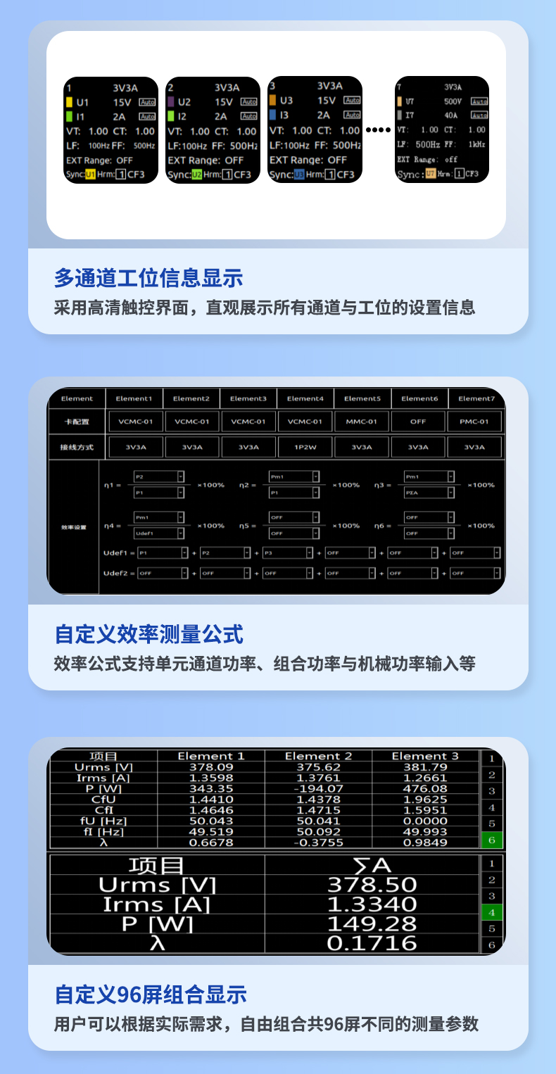 威格新品-多通道，多功能、高精度功率分析儀VG3000系列 廠家直銷 質(zhì)量保障插圖9